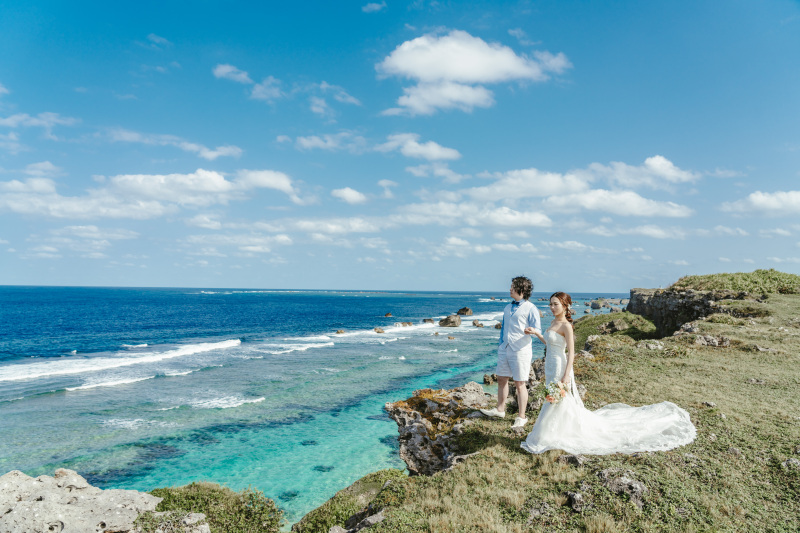 島の景色は様々なパターンがあり表情が異なる