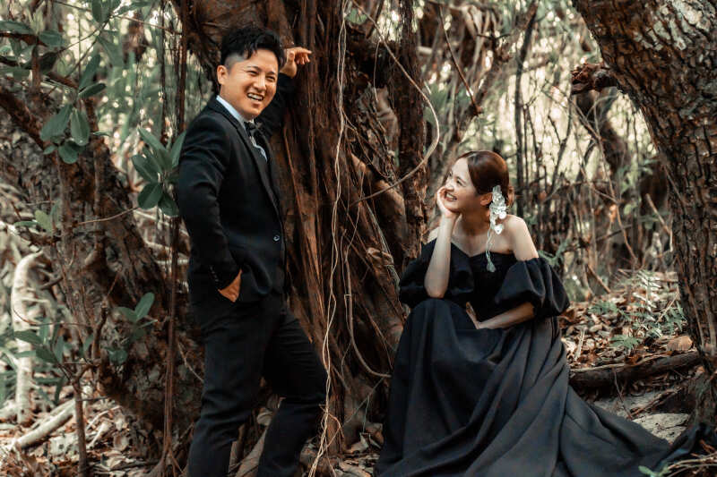 おふたり共に衣装チェンジをして新たなスタート