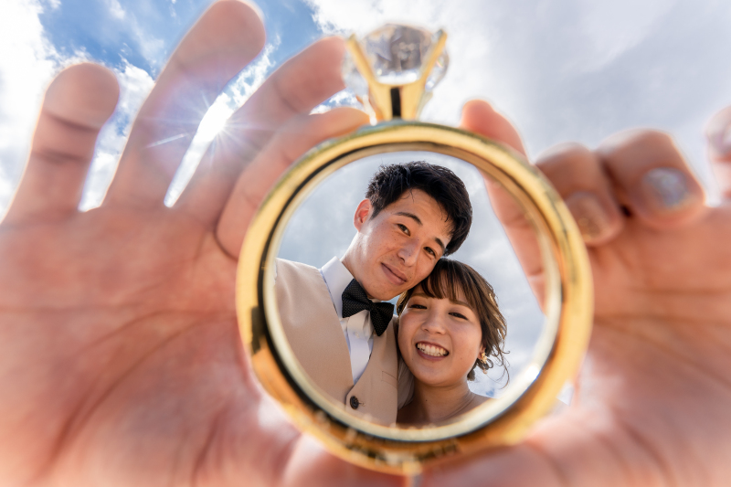 リングを使って