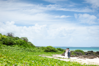 夏の始まりを感じる空と海