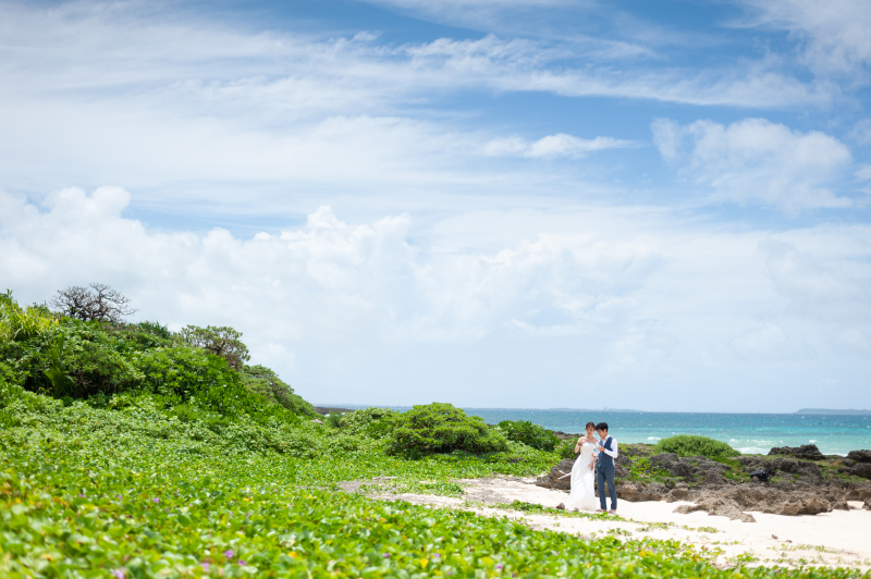 夏の始まりを感じる空と海