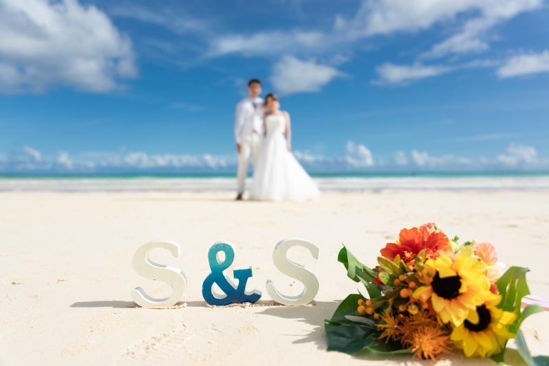 おふたりのおそろいイニシャル