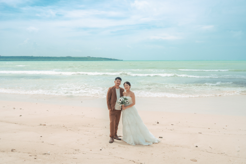 いよいよ辿り着いた青い空、海と白い砂浜の世界