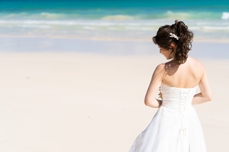 後ろ姿も美しい