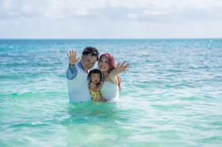 常夏の楽園を全身で