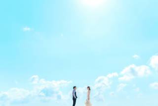 南の島でふたりだけのウェディング