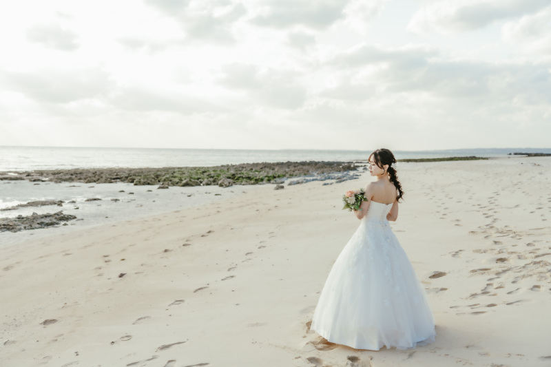 とても美しいご新婦様のコーディネート