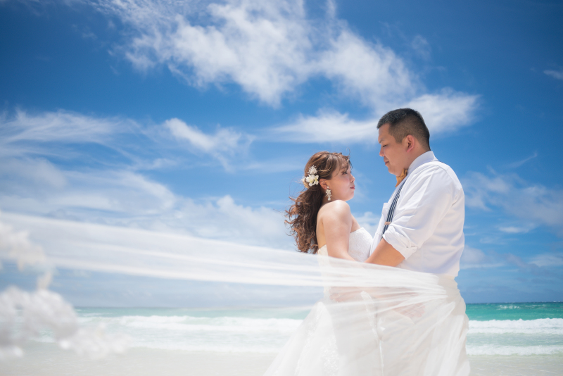 涼しげなベール