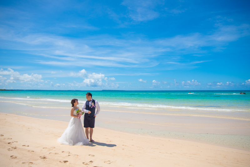 青い海！青い空！素敵なお二人♡