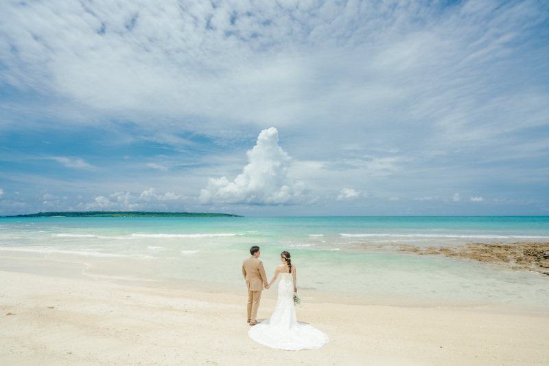 まるでこの世界にはおふたりしかいないかの様な景色