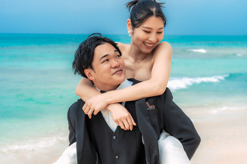 無邪気なおふたりの姿から幸せを感じられる