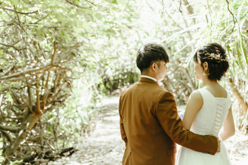 しっとりとした森の中の空間で始まる