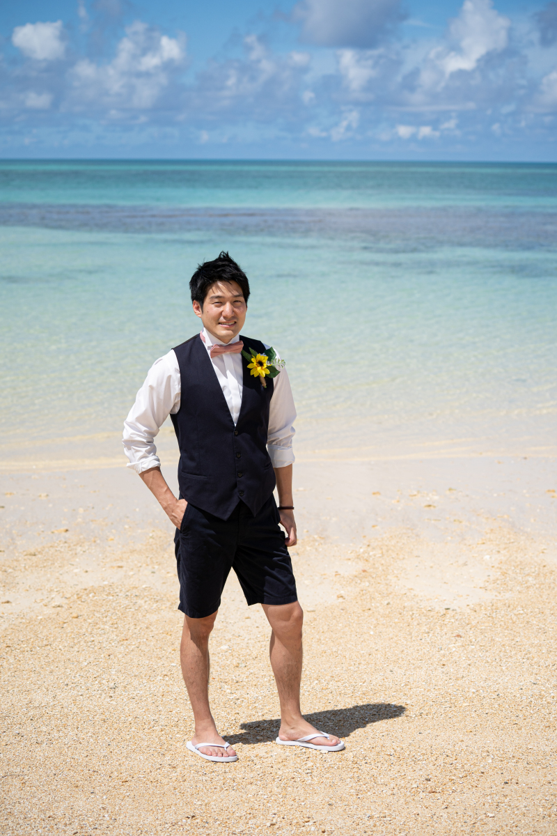 ご新郎様ヘアセット