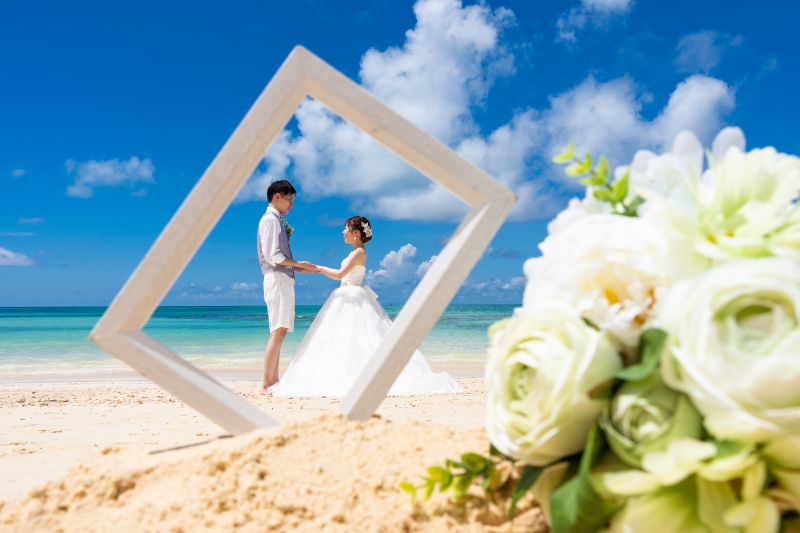 ブーケとフレーム