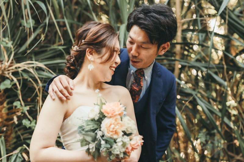 今日のお互いの特別な姿をご覧いただき