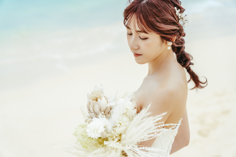 ご新婦様のコーディネート　とってもお似合い