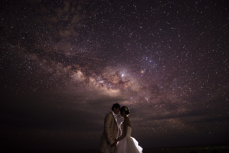 capryフォトウェディング宮古島（キャプリィフォトウェディング宮古島）_夜景で撮影できる
