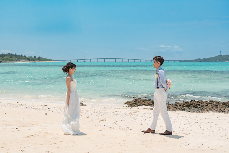 息をのむほどの透明度!!宮古縄の美しい海を見ながら楽しく撮影しましょう!