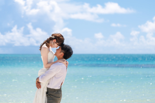 【※12・1・2月撮影限定】与那覇前浜ビーチ撮影コミコミ100カット ◉全データ納品｜衣裳｜ヘアメイク付き《追加料金一切なし！》