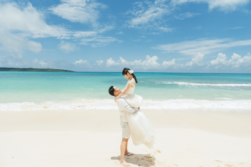 ※タイパ重視の方オススメ！約3時間半で叶う宮古島フォトウェディング【ビーチ撮影コミコミ60カット】全データ納品｜衣裳｜ヘアメイク