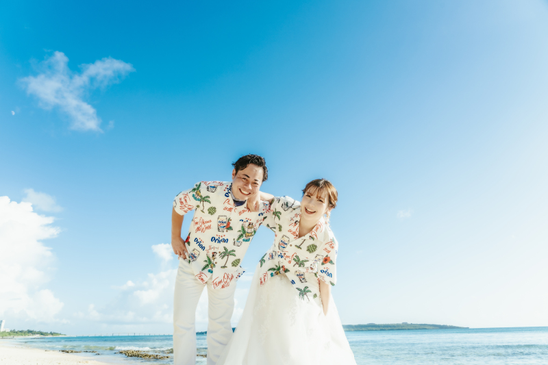 ☆結婚式のOPムービーにも使える!☆超特前撮りプラン【天然ビーチ撮影*コミコミ100カットプラン】全データ&ドレス&ヘアメイク付