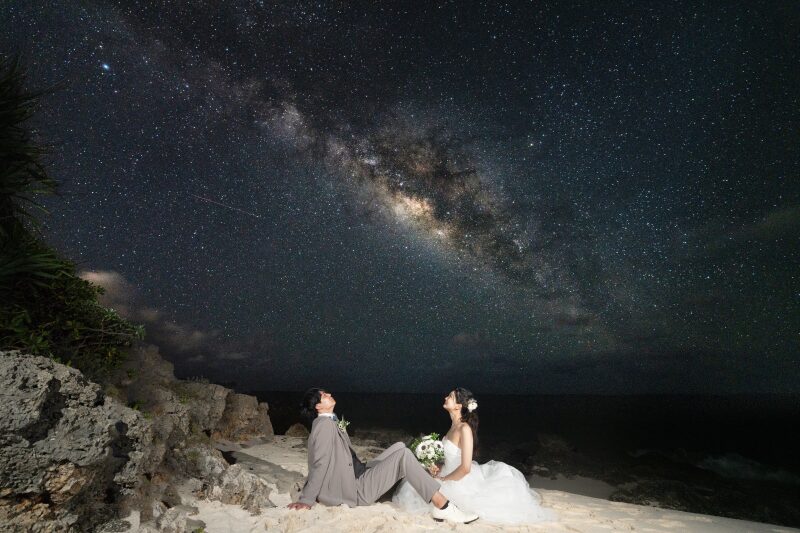 ☆SHOOTING STARS☆感動の離島星空フォトツアー!!*宮古島Night撮影コミコミプラン10カット☆衣装・ヘアメイク付