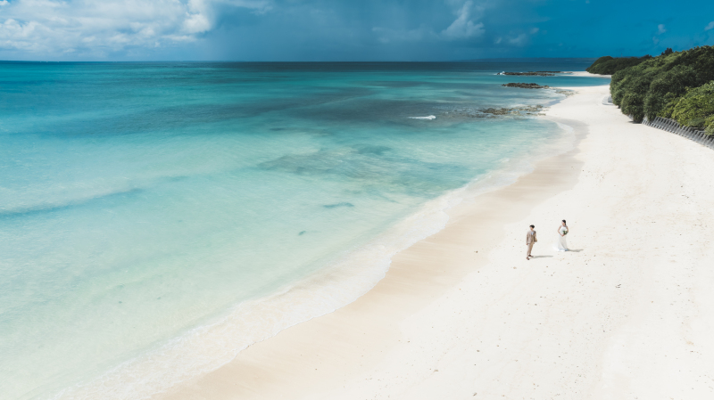 【今月申込みでドローンフォト撮影つき♪】宮古島ビーチ撮影コミコミ110カット ≪追加料金なしで全ての衣裳から選べる！≫