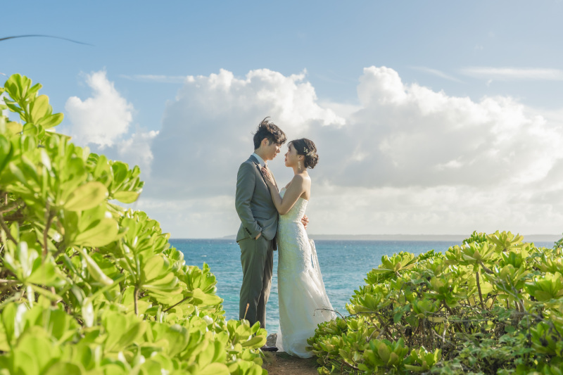 【衣裳選び放題♬追加料金不要!】宮古島ビーチフォト&グリーン撮影コミコミ100カット ◉全データ納品|衣裳|ヘアメイク付き