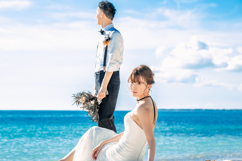 ★☆今月中に申込み限定プラン☆★【宮古島ビーチフォト＆グリーン撮影コミコミ100カット】全データ納品｜衣裳｜ヘアメイク付き