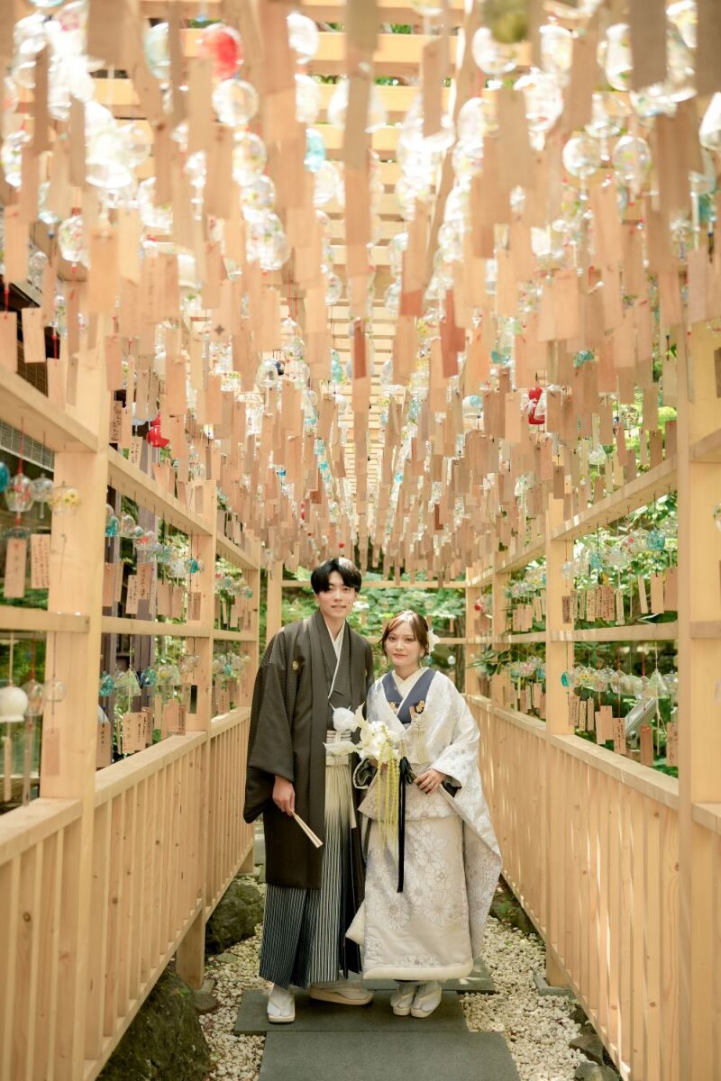 風鈴回廊でのショット