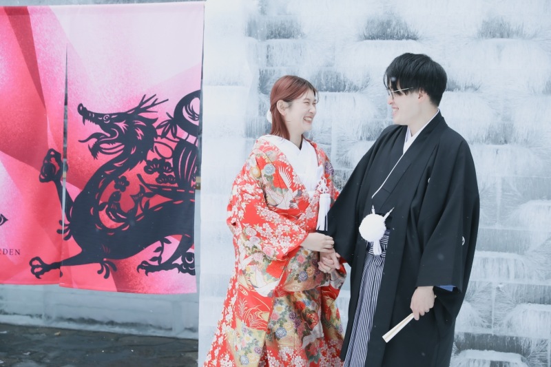 和装から撮影スタート！