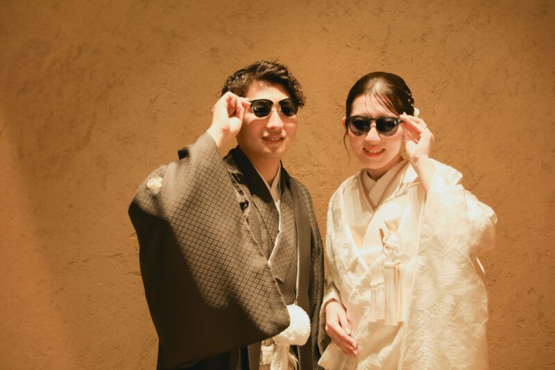 お二人らしい撮影も!