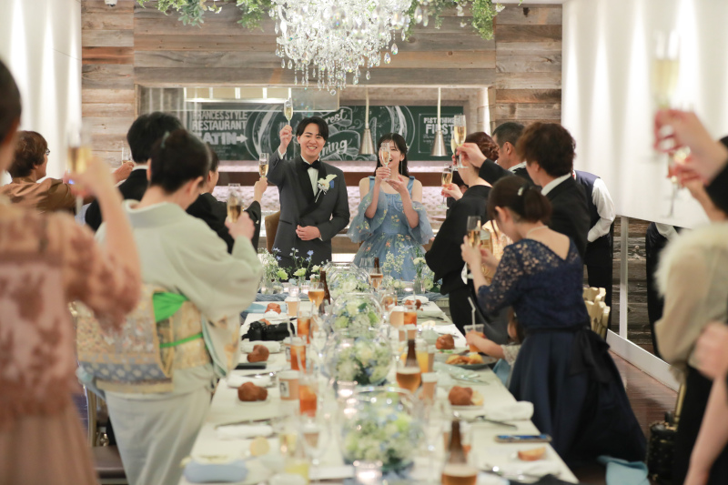 ご家族や友人で会食も可能!プチ結婚式も楽しめます