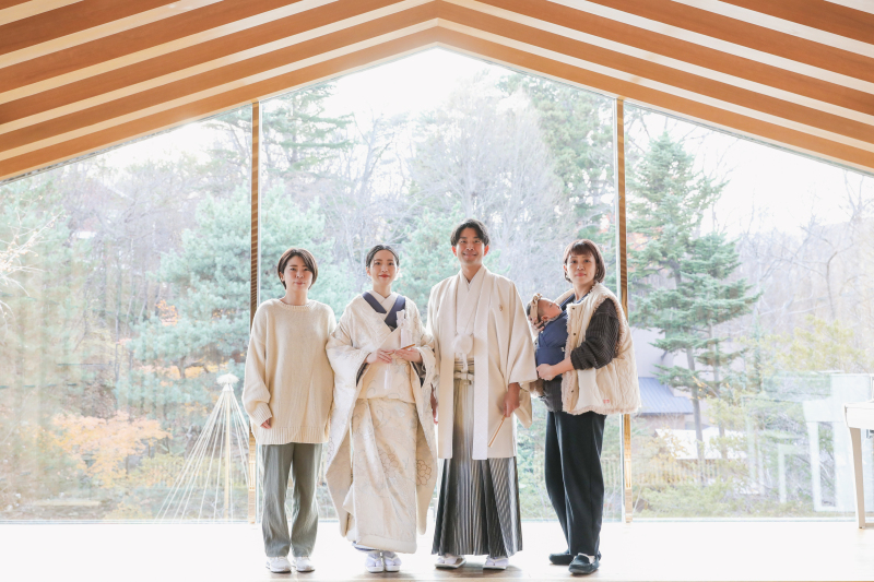 ご家族とともに写真撮影もいかがですか?