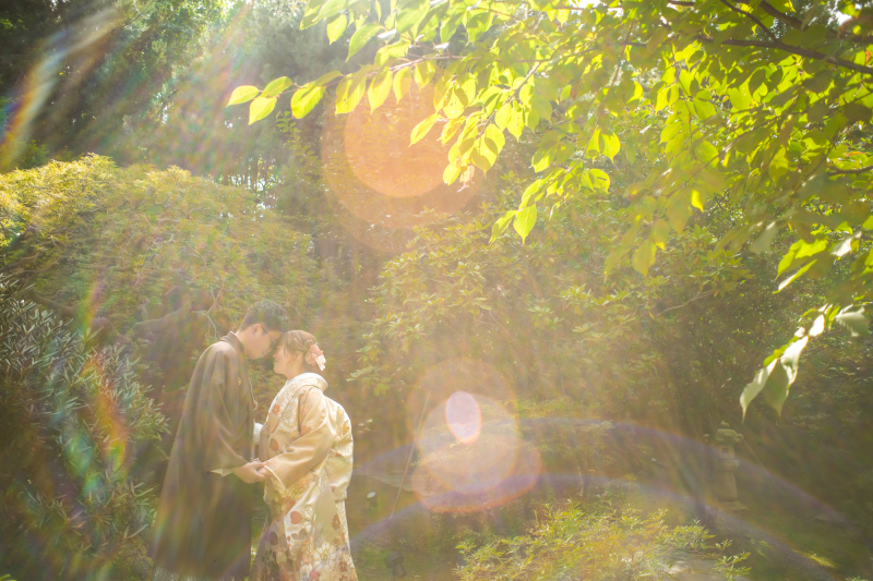 Photo Studio Lily_庭園で撮影できる