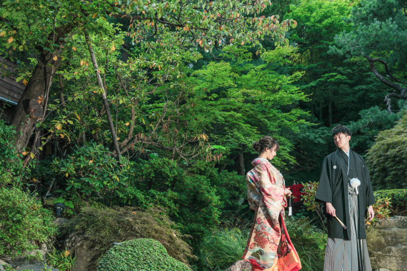 Photo Studio Lily_庭園で撮影できる