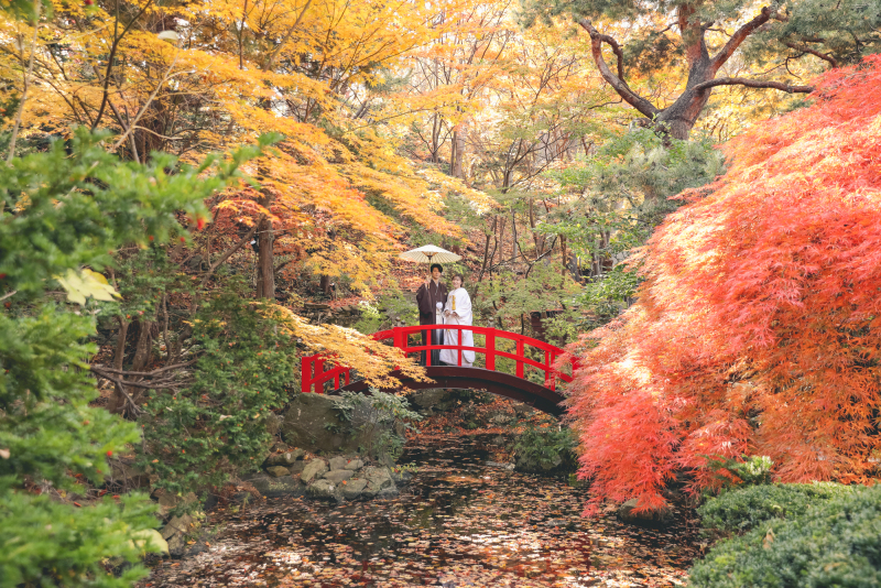 Photo Studio Lily_庭園で撮影できる