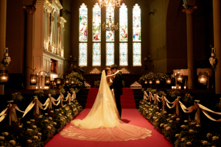 大聖堂での荘厳な1枚