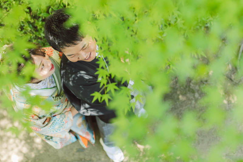 新緑につつまれて