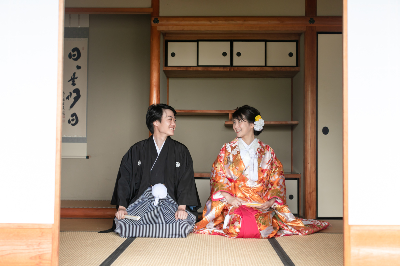 二之丸史跡庭園　和装フォト