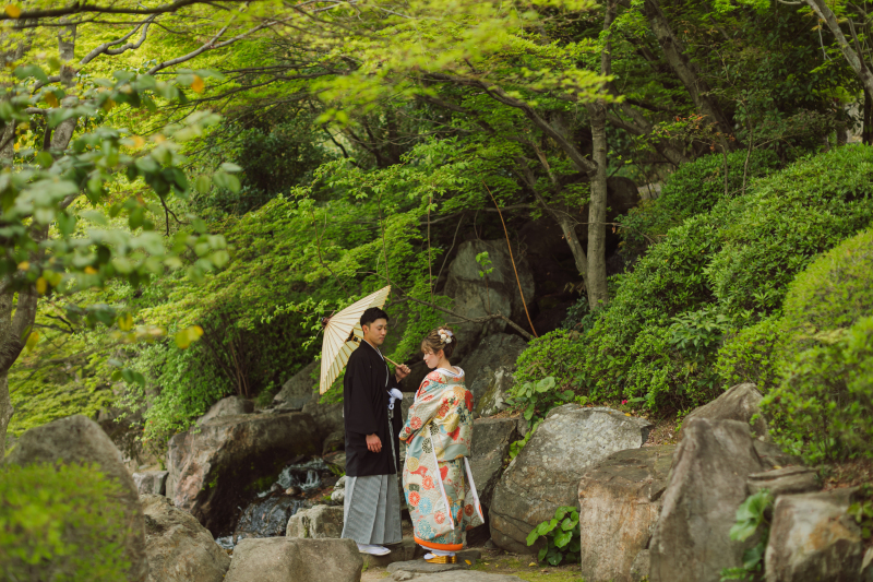 自然豊かな庭園