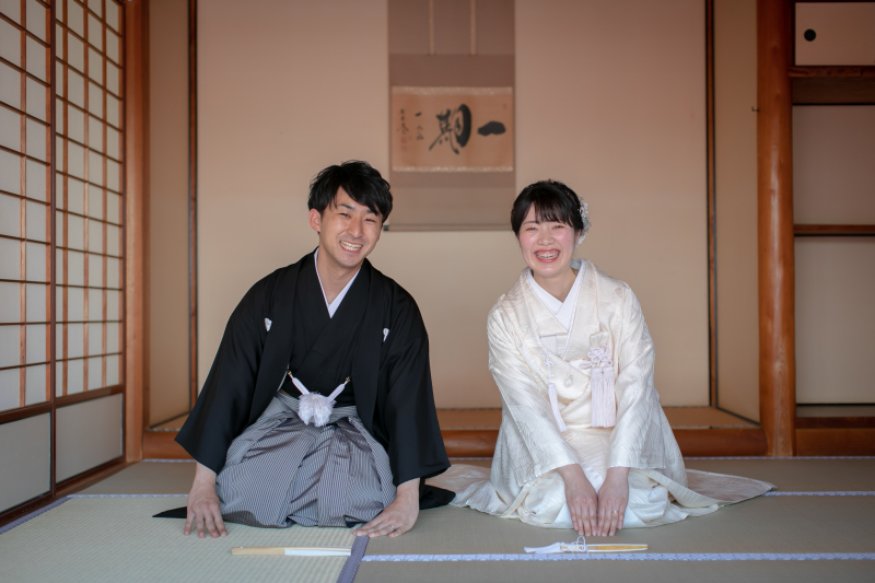 お茶室にてゆったりと