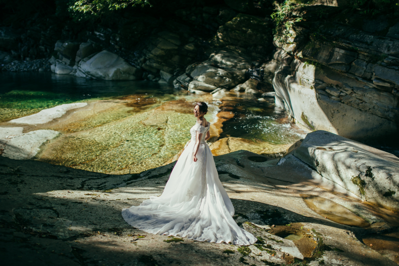 透き通った清流