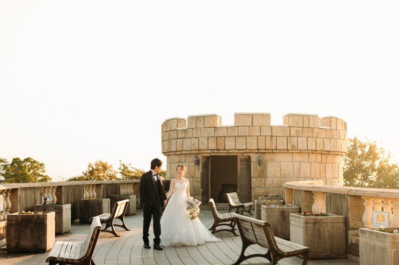 まるで海外のお城のよう