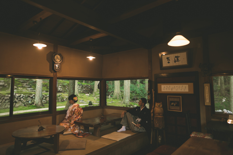 窓からの景色はまるで、絵画のような美しさ