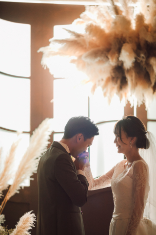 まるで挙式のように