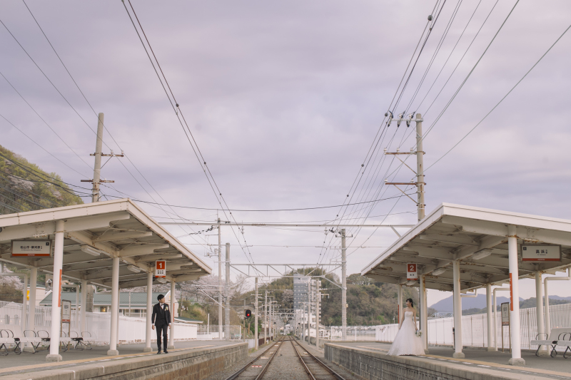 海 × 駅