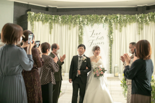 チャペルにてお式の様に