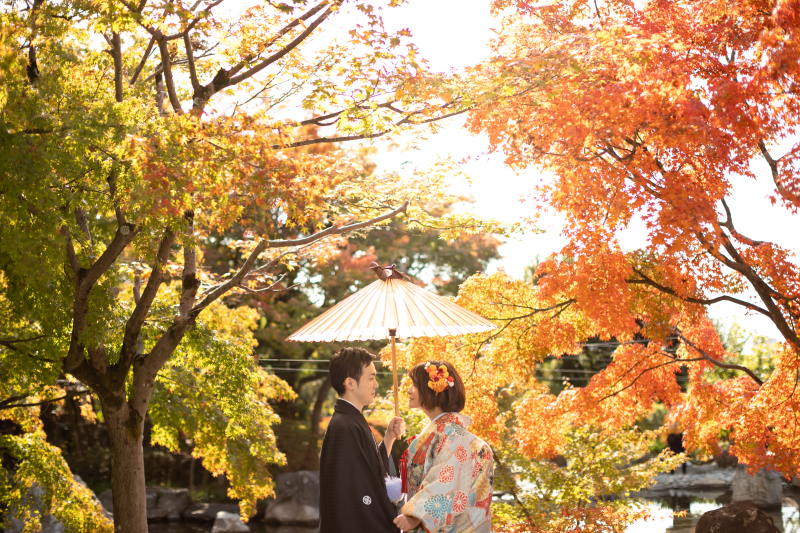 秋の二の丸庭園