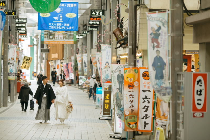商店街を散策